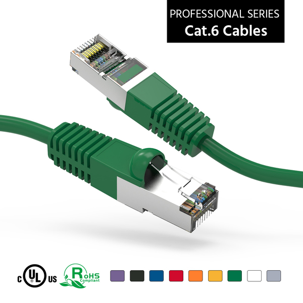 Bestlink Netware CAT6 Shielded (SSTP) Ethernet Network Booted Cable- 3ft- Green 100803GN